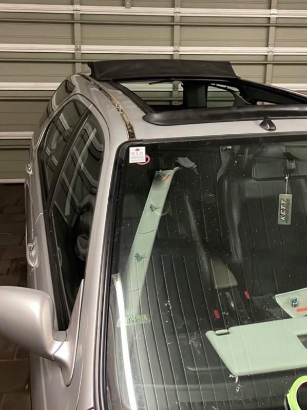 Faltdach vom Renault Twingo