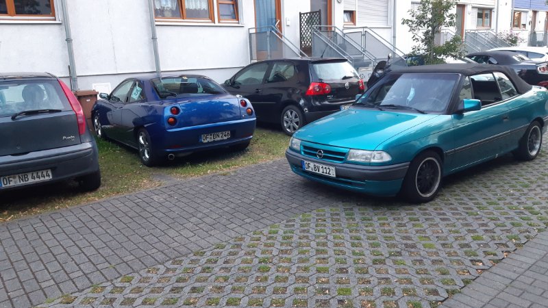 Nachher, mit meinem restlichen Fuhrpark ;)